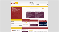 Desktop Screenshot of etpm.pt